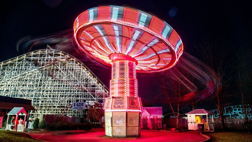 Ring in the new year at Kings Island’s Winterfest, with outdoor ice skating and a countdown with Snoopy. CONTRIBUTED