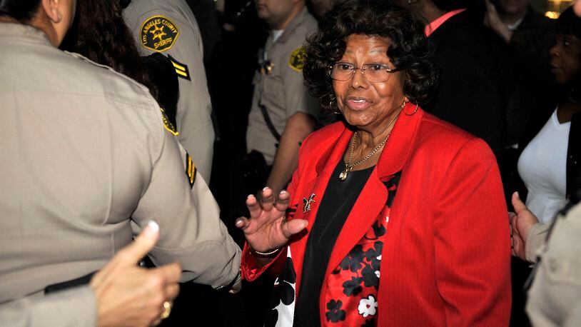 LOS ANGELES, CA - JANUARY 10: Katherine Jackson leaves court after day five of the preliminary hearing for Dr. Conrad Murray on January 10, 2011 in Los Angeles, California. (Photo by Toby Canham/Getty Images)