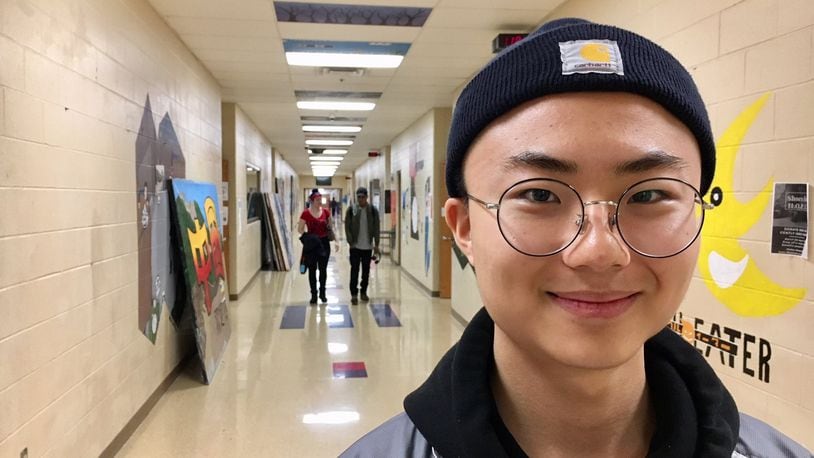 Fairfield High School senior Daesung Seo credits his smooth transition since moving to the United States one year ago to the school’s English as a Second Language (ESL) program. MICHAEL D. CLARK/STAFF
