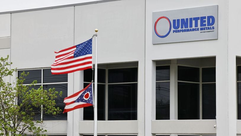 On the heels of a presidential visit, United Performance Metals on Symmes Road in Hamilton announced the opening of a new additive manufacturing solutions center. NICK GRAHAM/STAFF