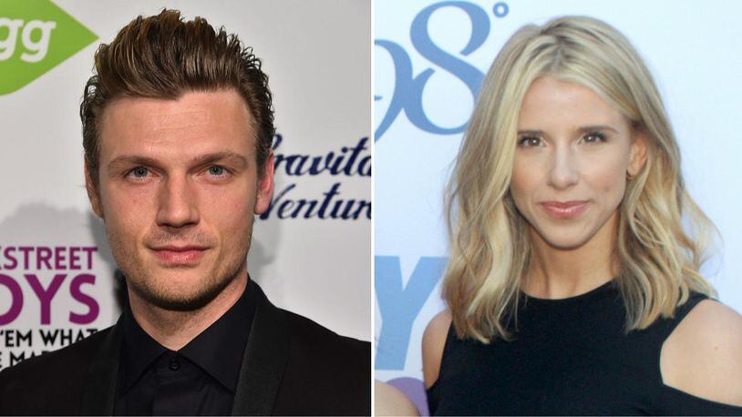 Melissa Schuman (right), a former member of pop group Dream, has accused Nick Carter of Backstreet Boys of rape.