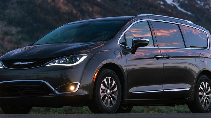 The 2019 Chrysler Pacifica Hybrid is the first electrified vehicle in the minivan segment and achieves more than 80 miles per gallon equivalent (MPGe) in electric-only mode, an all-electric range of more than 30 miles and a total range of more than 500 miles. (Chrysler photo)