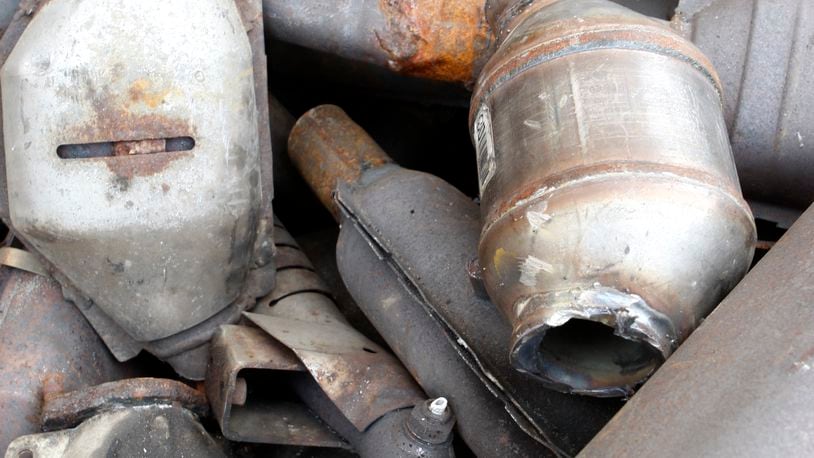 Catalytic converters are being stolen nationwide for precious metals inside. FILE PHOTO