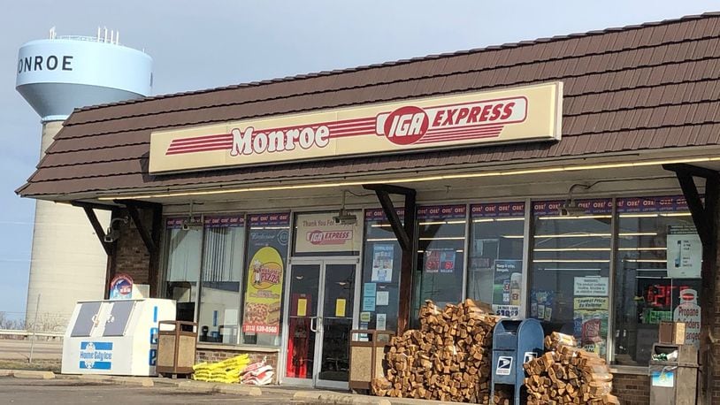 The Monroe IGA Express store is under a FDA suspension to sell tobacco products for about 30 days for repeated violations of selling tobacco to underage people. RICK MCCRABB/STAFF