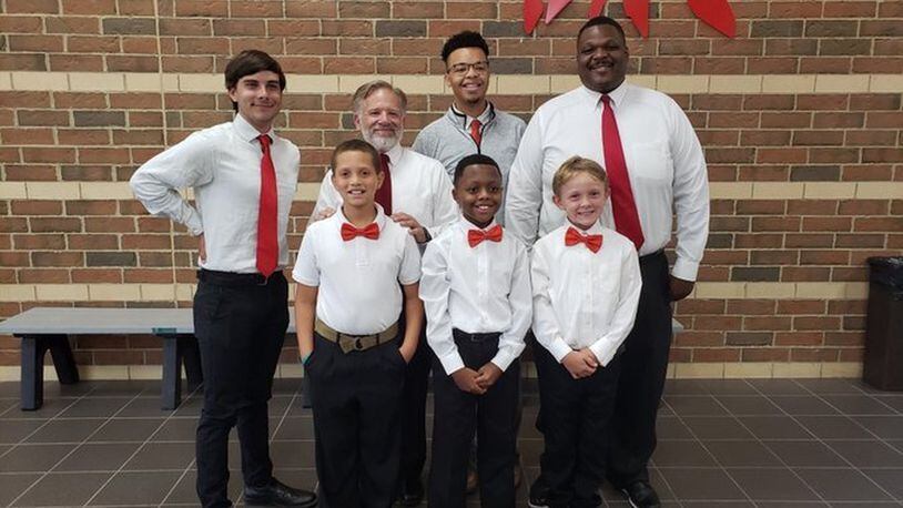 Fairfield’s Central Elementary launched a new mentoring program for boys called “Men Of Destiny.” PROVIDED