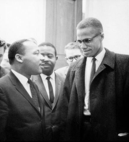 MLK with Malcolm X