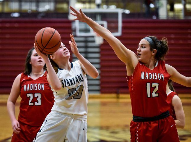 Madison vs Valley View girls sectional basketball