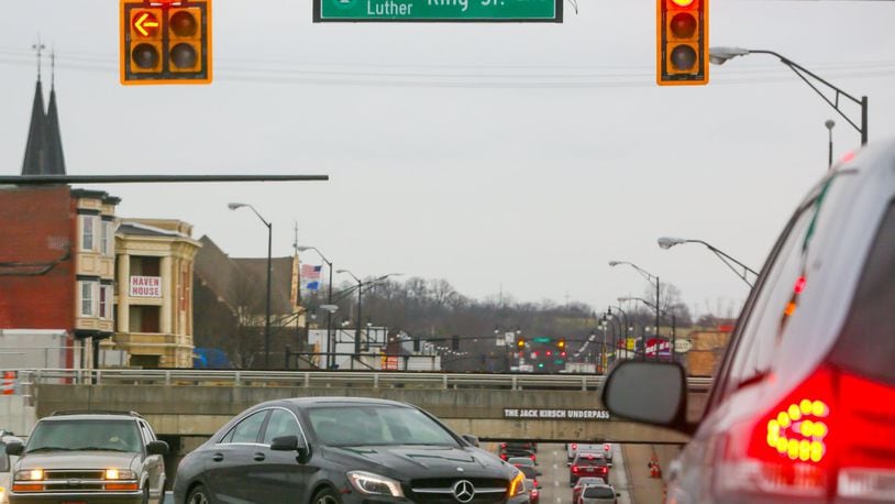 Hamilton will install smart traffic signals across the city that will be able to adjust much more quickly to heavy traffic as a way to improve traffic flow, which residents feel is especially important with the late-2021 opening of Spooky Nook Sports Champion Mill. GREG LYNCH / STAFF