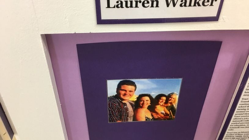 This picture appeared with a profile of Lauren Walker in a special exhibit on domestic violence victims in Warren County in October. LAWRENCE BUDD/STAFF