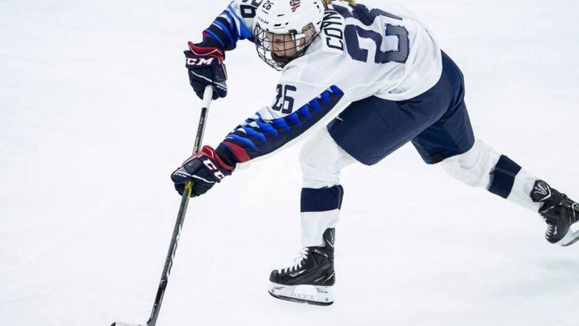Kendall Coyne Schofield made history Friday night by becoming the first woman to compete in an NHL All-Star skills competition.