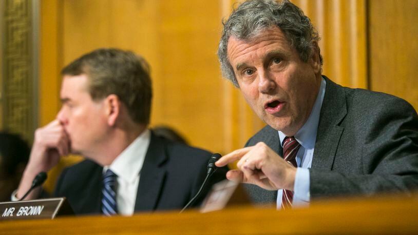 Sen. Sherrod Brown, D-Ohio, is one of three U.S. Senators that is behind the “End Outsourcing Now Act” which is designed to keep American jobs in the country and punish companies that outsource jobs to other countries. (PHOTO: Al Drago/The New York Times)