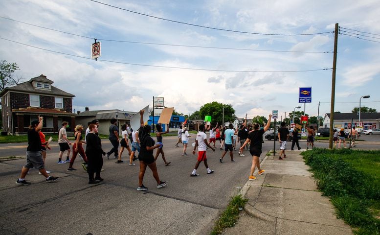 Crowd gathers for peaceful protest and march in Middletown