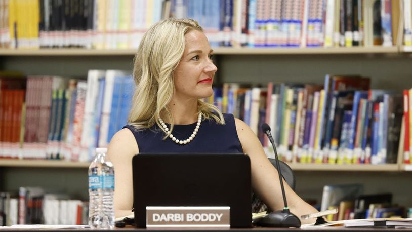 A proposed board resolution that would further regulate school board members’ access to school buildings and classrooms has already drawn criticism from Lakota member Darbi Boddy and her attorney. The resolution, which was released by the Lakota Board of Education Sunday evening, would amend the existing district’s policies regarding visits by elected school board members and is part of Monday evening’s board meeting agenda. Boddy’s lawyer said if approved by fellow board members, the resolution would “would effectively gut a board member's ability to evaluate the atmosphere and teachings in the schools.” (File Photo\Journal-News)