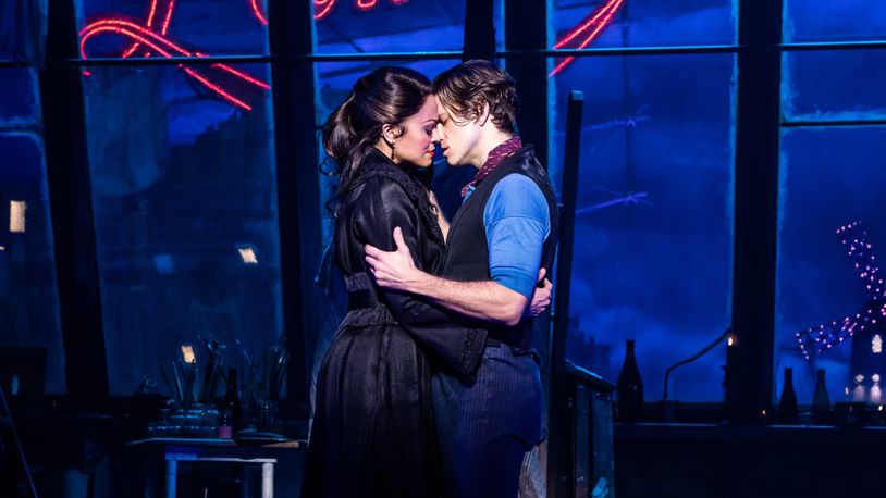 Karen Olivo and Aaron Tveit star in the 2019 musical adaptation of "Moulin Rouge!," among the shows likely to be nominated for the 74th annual Tony Awards. The ceremony will be held digitally this fall due to the COVID-19 pandemic. CONTRIBUTED