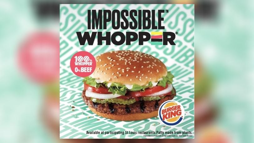 The Impossible Whopper is expected to roll out quickly if a test in St. Louis goes well.