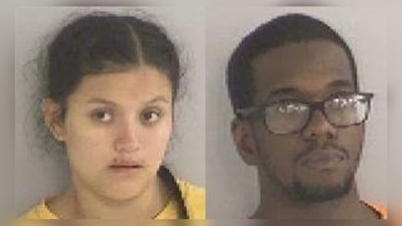 Mayra Yolanda Diaz, left, and Wiley L. Foster Jr.  BUTLER COUNTY JAIL