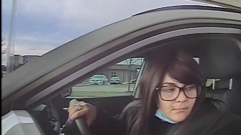 Fairfield Twp. police are looking for this woman who cashed a stolen check using a driver's license stolen in a recent rash of vehicle break-ins in the township. PROVIDED
