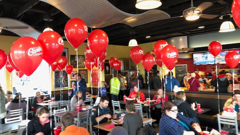 LongHorn Steakhouse and Raising Cane’s Chicken Fingers are the only two restaurant companies with operations in Dayton and southwest Ohio to make the Glassdoor Employees Choice Award list of the ‘2021 Best Places to Work.’ MARK FISHER/STAFF