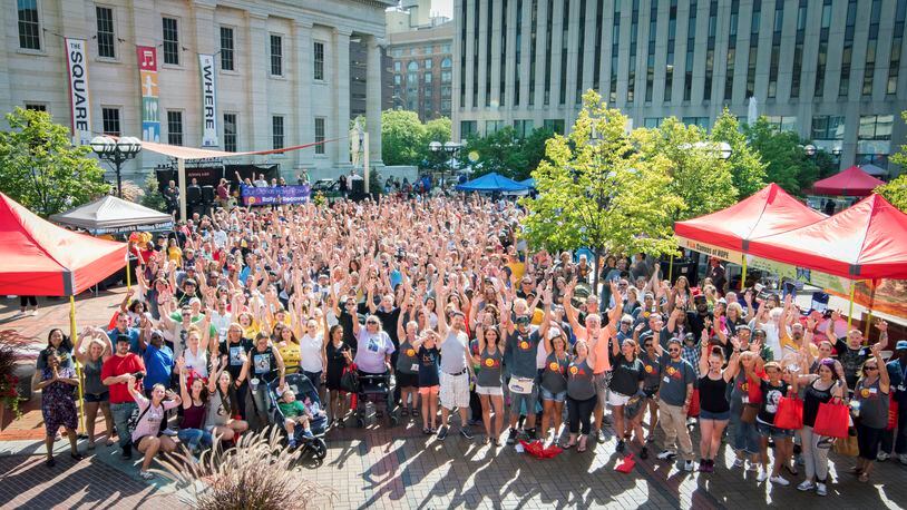 An estimated 2,500 people attended the 4th Annual Families of Addicts Rally 4 Recovery in August at Courthouse Square in downtown Dayton. CONTRIBUTED PHOTO BY ANDY GRIMM