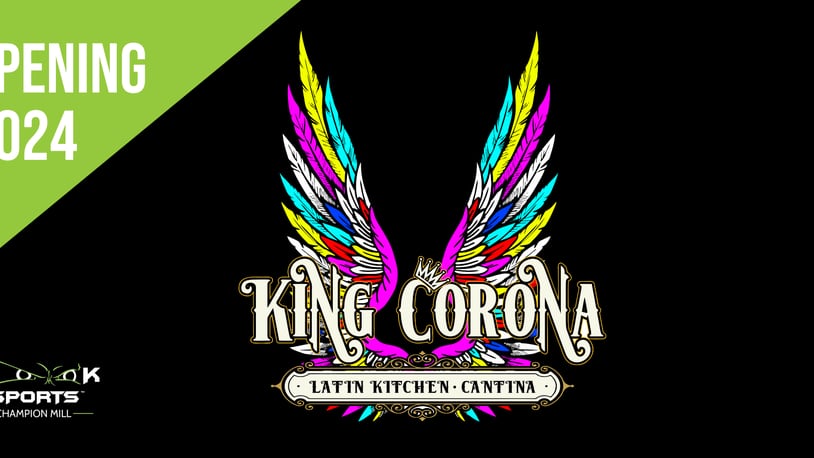 King Corona, a new Latin restaurant, will open exclusively inside Spooky Nook Sports Champion Mill in 2024. PROVIDED