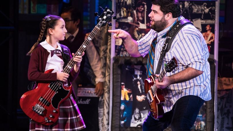 Theodora Silverman and Rob Colletti in the School of Rock Tour. CONTRIBUTED PHOTO BY MATTHEW MURPHY