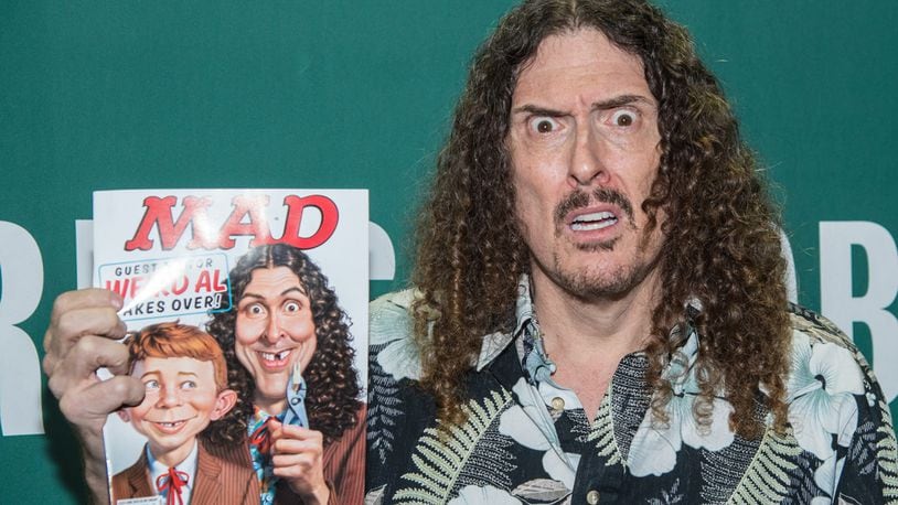 FILE PHOTO: Singer-songwriter Weird Al Yankovic Signs Copies of Mad Magazine's #533 at Barnes & Noble Union Square on April 20, 2015, in New York City.