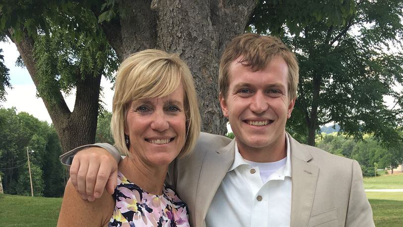 Beth Renner (left) will talk about the death of her son Zach (right) to drug abuse this past summer during a special adult-only drug awareness program offered by the Kings Local School District called “Right Under Your Nose.” CONTRIBUTED