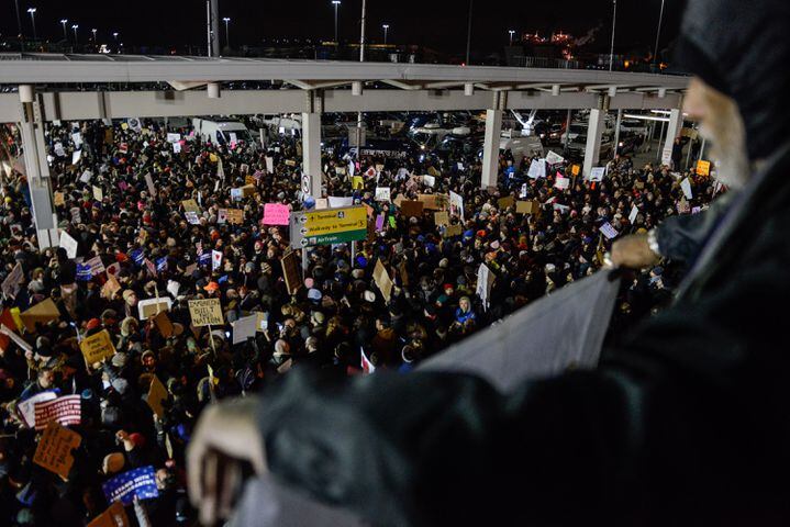 immigration ban protest