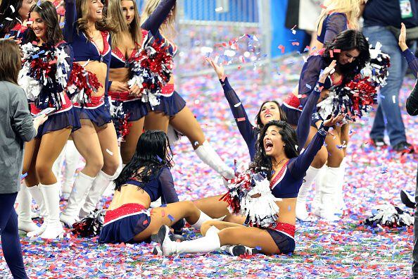 Photos: NFL’s first male cheerleaders perform at Super Bowl 53