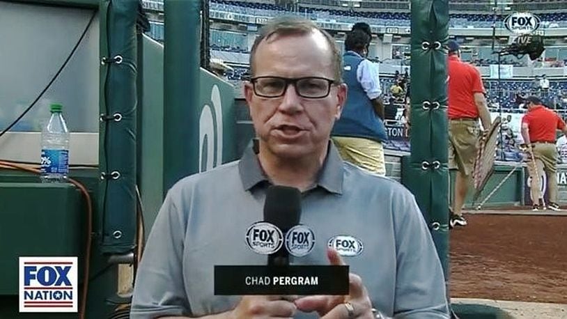 Butler County native Chad Pergram, Fox News’ Senior Congressional Correspondent, will be in the broadcast booth for tonight's Congressional Baseball Game in Washington, D.C., that will be shown on Fox Sports 1. CONTRIBUTED PHOTO