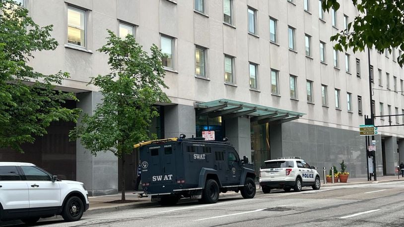A SWAT team is at P&G's downtown Cincinnati offices after a "potential security concern." MADELINE OTTILIE/WCPO