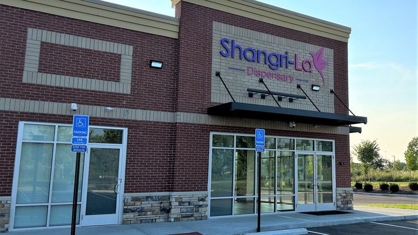 Shangri-La Dispensary, 211 Brooks Drive, is one of four medical marijuana businesses in the city of Monroe. City council may vote on legislation to limit the number of marijuana businesses in the city. RICK McCRABB/STAFF