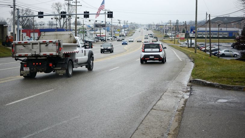 Ohio 4 will be paved from the Seward Road to the northern corporation line with Hamilton. The nearly 4.5-mile stretch will paved beginning in June, and curb and gutter replacement work is now underway along most of the state highway. MICHAEL D. PITMAN/FILE