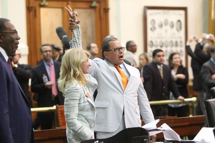 Sen. Wendy Davis filibuster at the Texas Legislature