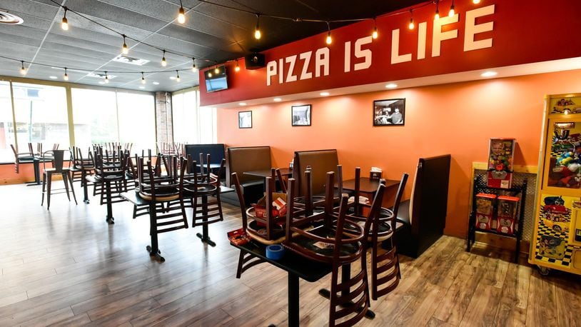 Don’s Pizza on Central Avenue in Middletown has been making improvements to the interior while dine-in services are closed due to coronavirus pandemic. Don’s Pizza is open for carryout and delivery. NICK GRAHAM/STAFF