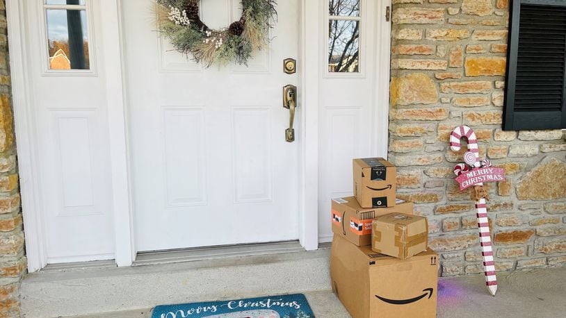 Packages delivered by Amazon, Walmart, Target and other companies are often left at a doorstep and are susceptible to theft.