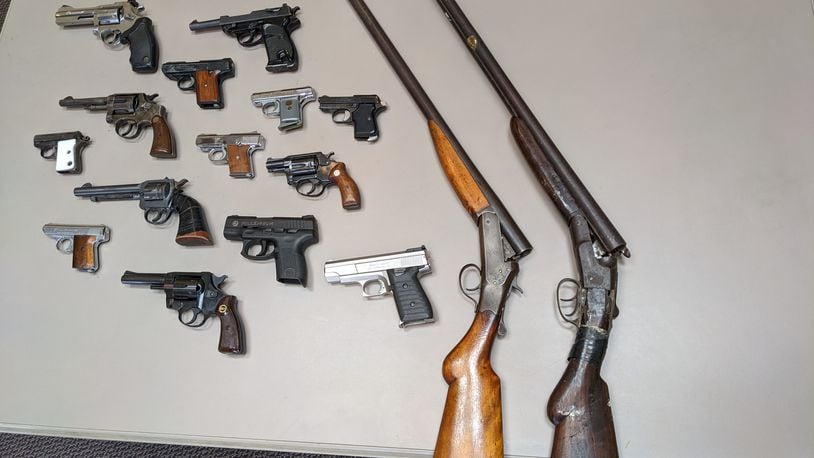 Fourteen guns were removed from local streets this weekend during a gun buyback program in Hamilton hosted by Street Rescue. CONTRIBUTED