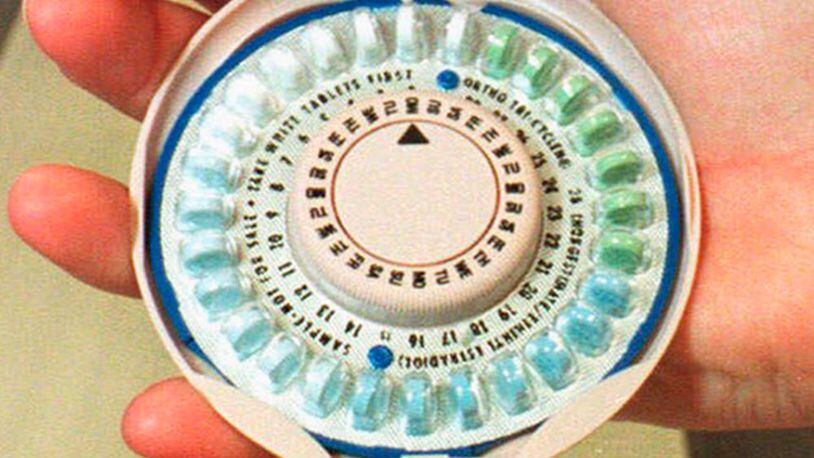 A package of birth control pills.