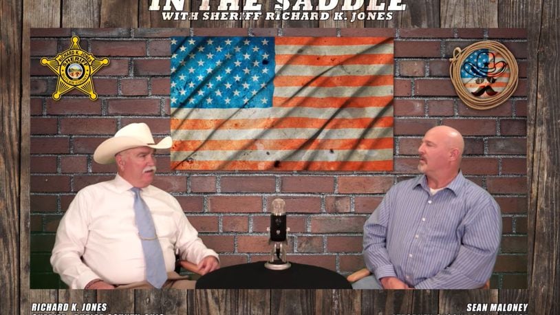Butler County Sheriff Richard K. Jones left, recently launched a podcast that is also published as a video. CONTRIBUTED