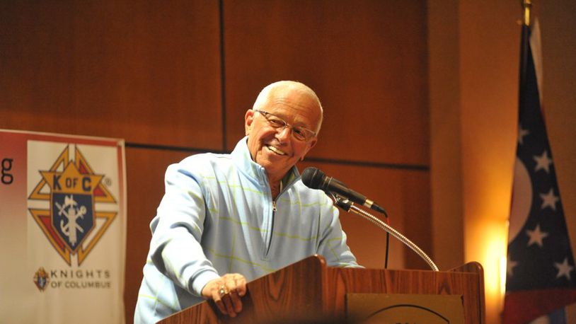 Just-retired, Baseball Hall Of Fame radio announcer Marty Brennaman will be joined by Reds Manager David Bell as special guests at Saturday ceremonies in Hamilton opening a mini-golf course specially designed for children and adults with disabilities. The event at Joe Nuxhall Miracle League Fields is open to the public.(File photo/Journal-News)