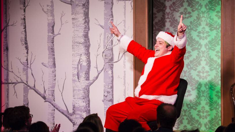 Charles Pettitt of the Second City troupe sends up the holidays as part of its “Holidazed and Confused Revue.” CONTRIBUTED