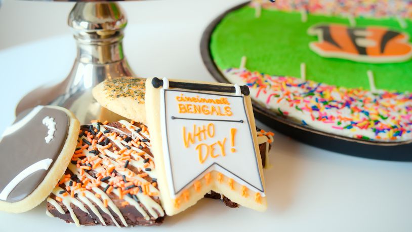That's So Sweet! Bakery, at 10796 Montgomery Road in Cincinnati, is the official cookie partner of the Cincinnati Bengals in the 2023-24 season. CONTRIBUTED