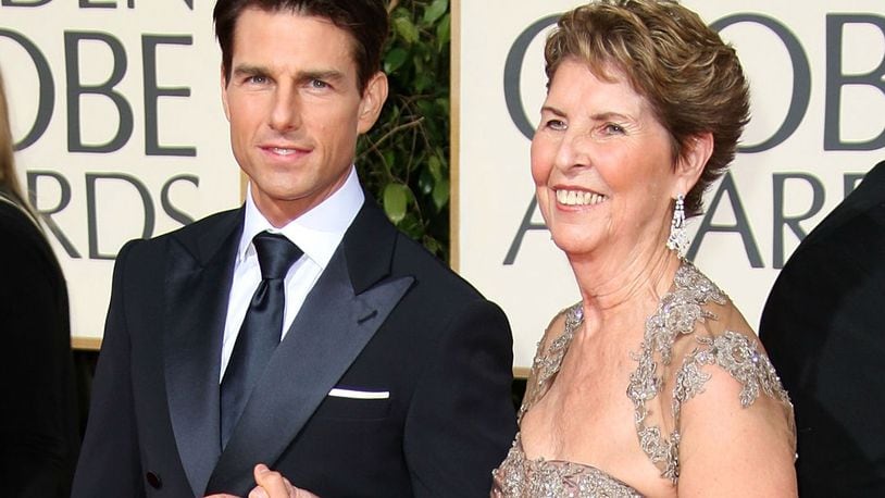 BEVERLY HILLS, CA - JANUARY 11: Actor Tom Cruise arrives with his mother Mary Lee South at the 66th Annual Golden Globe Awards held at the Beverly Hilton Hotel on January 11, 2009 in Beverly Hills, California. Cruise's mother died at age 80 in February 2017. (Photo by Frazer Harrison/Getty Images)