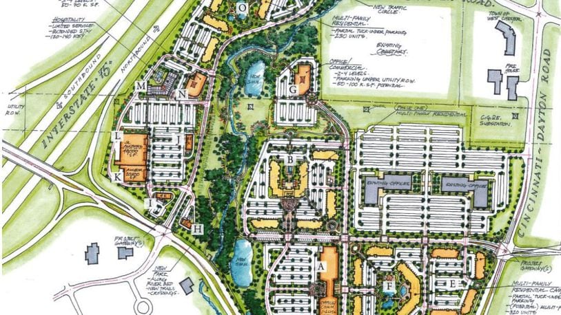 West Chester Twp. trustees have approved preliminary development plans for a giant new mixed-use development along Interstate 75. They are currently working through issues with the Beckett Ridge HOA to help with flood plain mitigation.