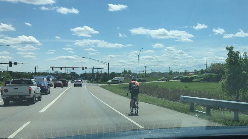 In a couple years there will be a multi-use path for bicyclists to ride down Cincinnati Dayton Road in Liberty Twp.