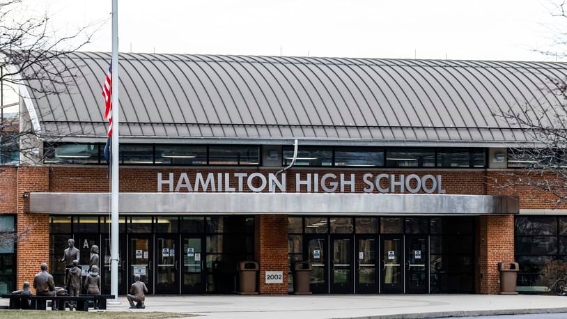 A tip to a Hamilton High School staffer Wednesday alerted the building administrators about a student bringing a gun to school, according to school district officials. A notice sent to school families Wednesday afternoon told them of the incident. There were no reports of injuries from the incident. (File Photo\Journal-News)