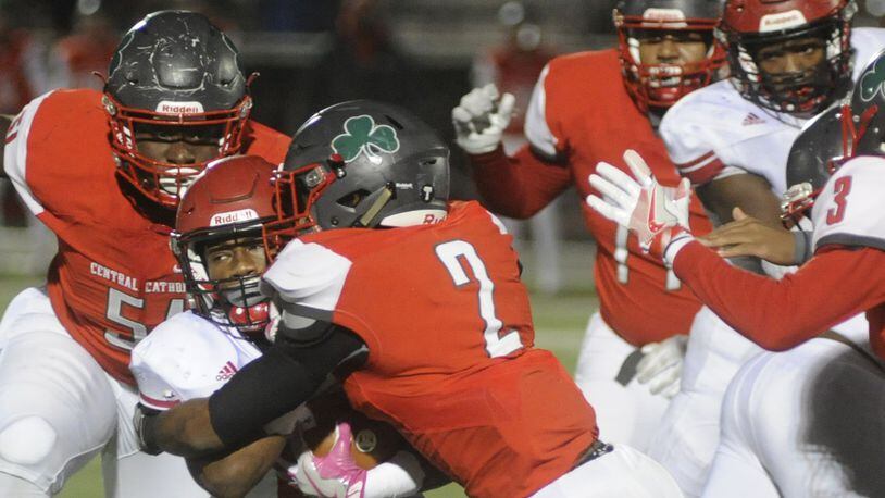 Trotwood-Madison running back Raveion Hargrove was named first team D-III All-Ohio on Tuesday. MARC PENDLETON / STAFF