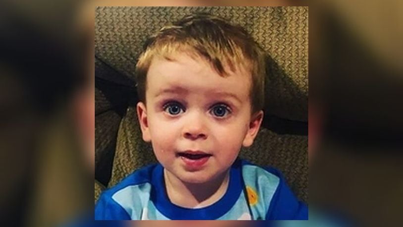 Miles D. Farmer, 2, of Ross Twp., drowned Friday night in his family’s swimming pool. SUBMITTED PHOTO