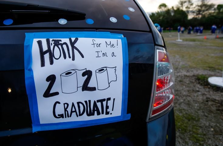 Hamilton High School seniors celebrate graduation at Holiday Auto Theatre drive-in