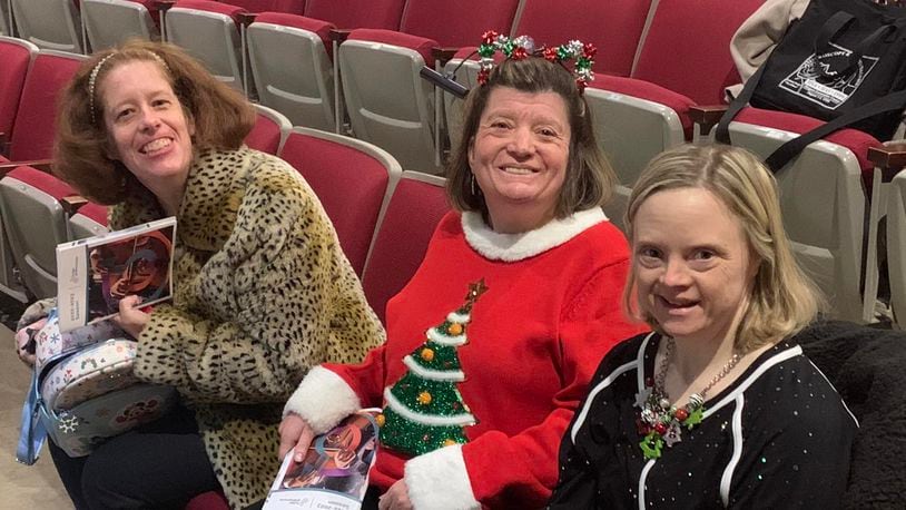 Inspiration Studios clients, staff and families attended a dress rehearsal performance of Butler Philharmonic Orchestra’s Christmas concert at Miami University Hamilton's Parrish Auditorium. CONTRIBUTED